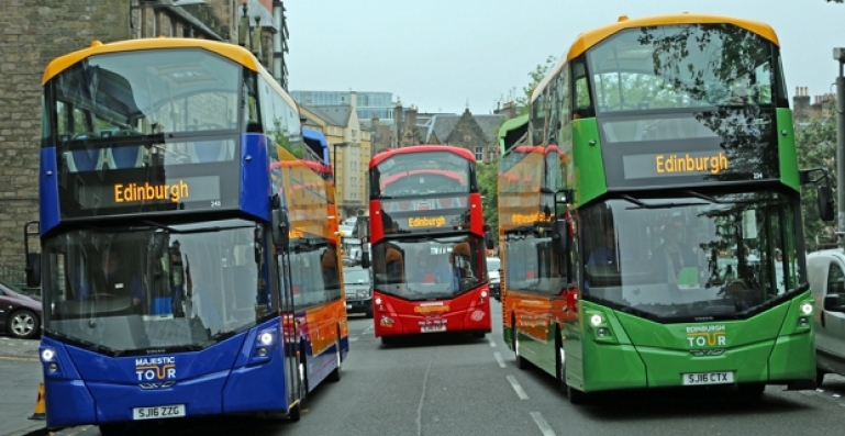 Photo courtesy of Edinburgh Bus Tours